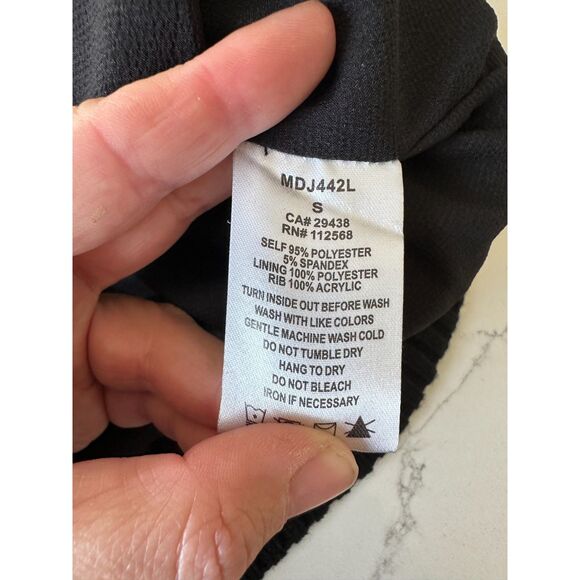 Miss Me Velour Embroidered Bomber Jacket Black with red trim Size Small - Picture 8 of 11